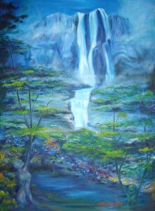 Painting of Angel Falls